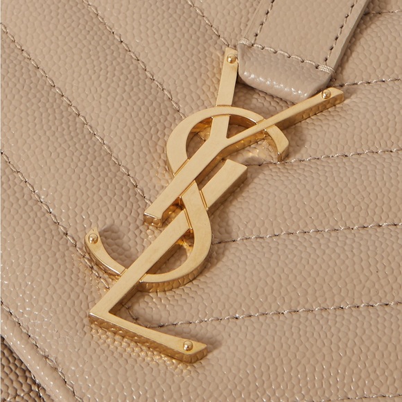 SOLD Saint Laurent monogram envelope clutch bag - Picture 5 of 13